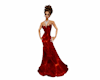 long red gown
