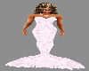 MerMaid White-Pink Gown