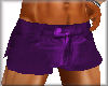 Shorts~Leather~Purple