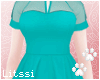 ♔Lolita Aqua Dress