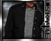 Open Shirt /black gray 