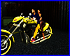 Racing Motorcycle Yellow