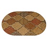 Fall Colors Oval Rug