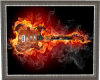 Flaming Guitar 2 Frame