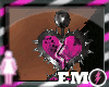 !EMO HEART EARINGS