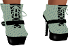 SG-Sage & Blk Ankle Boot