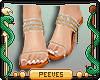 P; Chic Orange Heels