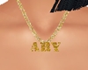Golden necklace Ary