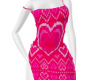 valentines drape dress
