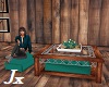 Jx Teal coffee table set