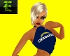 Chargers Diva top