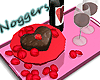 Wine and Cake Pink Tray