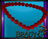 [B]vintage red necklace
