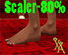 X♡A ✂ Foot Scaler80%