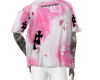Pink n White T-Shirt P.M