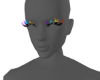 Rainbow Tip Faux Lashes