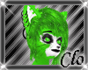 [Clo]Socky Green Fur M