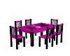 *Pink & Black Table