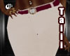 [TT]White jean pnk belt