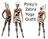 Pnkys Zebra Yoga Outfit 