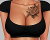 Casual Black Top + Tatts