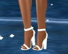 cWHITE SANDALSc