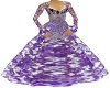 lite purple wedding gown