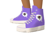 purple high tops