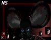 black/red mouse ears 