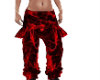 Red/Black Dub  Pants