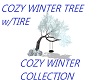 Cozy Winter Tree w/Tire