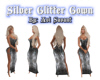 Silver Glitter Gown