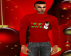 male red winter sweater