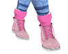 pink bootsF