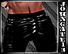 Dark Zipped Leather Pant