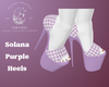 Solana Purple Heels