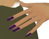 Sparkle Purple Nails 