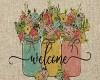 spring welcome mat