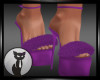 Fuzzy Purple Heels