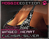 ME|WingHeart|Pink/Silver