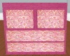 pink snoopy dresser