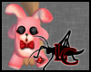 Pink Plushie Foot Bunny