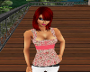 Pink Floral Summer Top