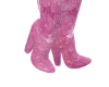 D.F Cowgir Boots Pink