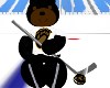 Black Bear Hockey Toy