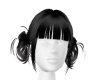 Black Pink Animated Hair