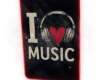CUTOUT I LOVE MUSIC