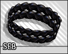 S' Black Bracelet [Dble]