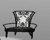 black couture chair
