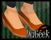 [KDG] Orange Wedge Heels